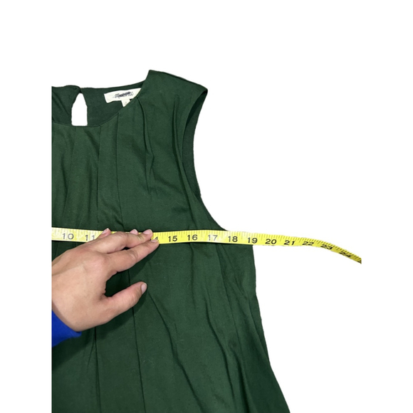 NWT Madewell Sleeveless Crewneck Bubble Top size medium in green - Picture 3 of 9